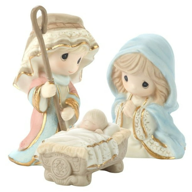 Precious Moments MINI Nativity Come Let Us Adore Him We Wee Three Kings 1st Mark 